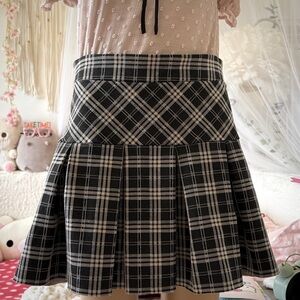 JOLT pleated skirt plaid size S